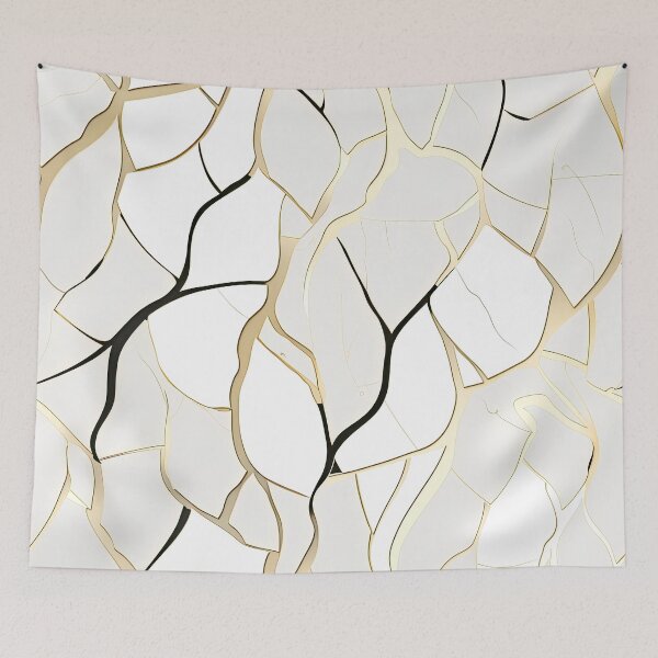 Item preview, Gilded Cracks: Kintsugi Pattern designed and sold by cece4410.