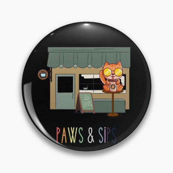 Artikelvorschau, Paws&Sips entworfen und verkauft von CuteCatsCoffee.