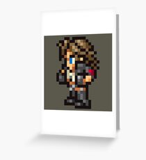 FFRK - Leon (KH Version - Squall) Greeting Card