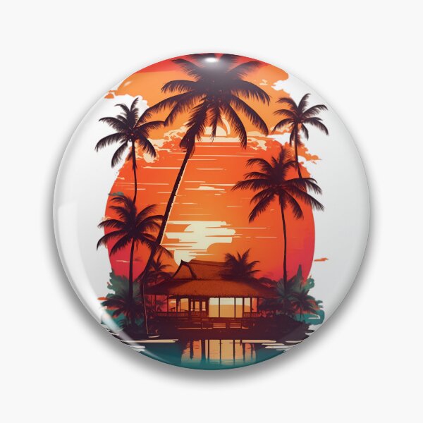 Item preview, Sunset Dreams in Thai Style: Coconut Tree Haven for Home designed and sold by thaifairs.