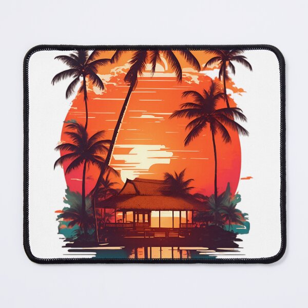 Item preview, Sunset Dreams in Thai Style: Coconut Tree Haven for Home designed and sold by thaifairs.