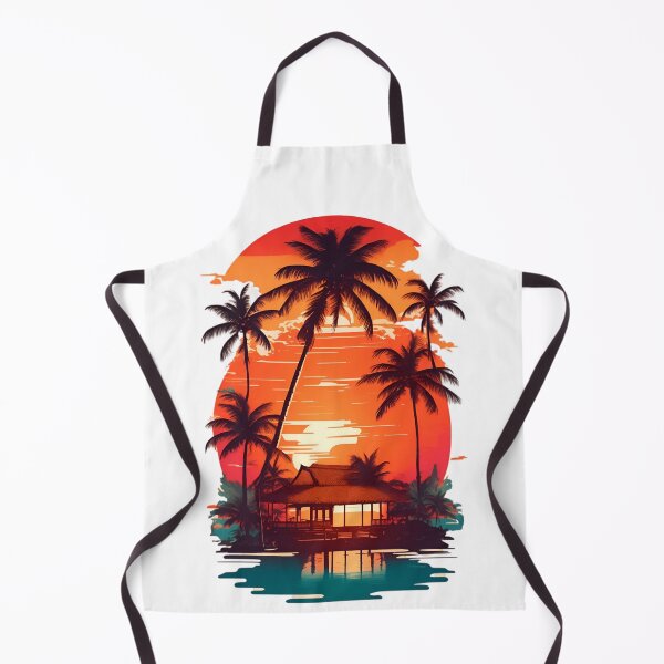Item preview, Sunset Dreams in Thai Style: Coconut Tree Haven for Home designed and sold by thaifairs.