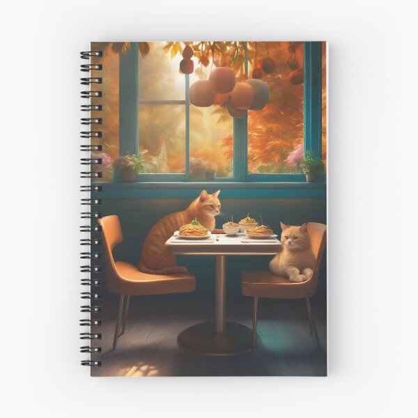 Item preview, Cats have autumn dinner designed and sold by Visual  Alchemy.