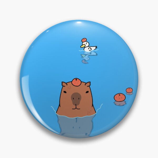 Item preview, Orange on the Capybara designed and sold by TechNeckstudio.