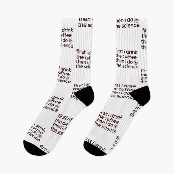 Item preview, First i Drink the Coffee then i do the Science  designed and sold by Luckyart5.