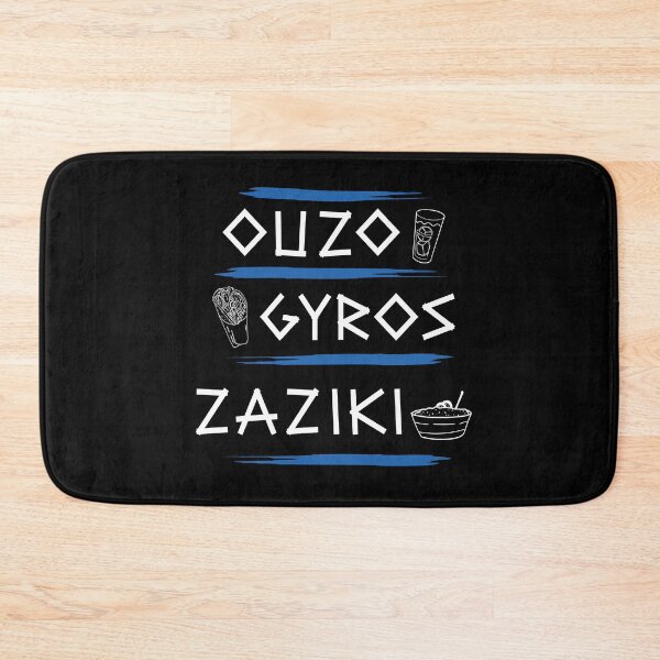 Item preview, Ouzo Gyros Tzatziki Greece Greece designed and sold by MooonTees.