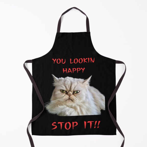 Item preview, You lookin happy, stop it!! designed and sold by CuteCatsCoffee.