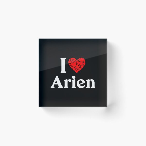 Item preview, Arien Heart - I Love Arien designed and sold by MiraclePitts.