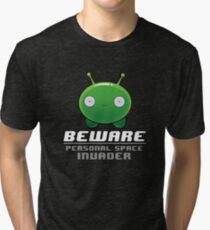 Mooncake Personal Space Invader Tri-blend T-Shirt