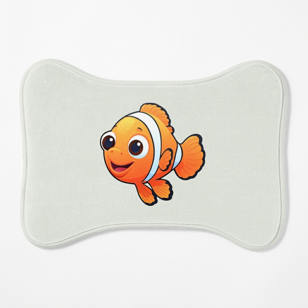 Clownfish fish mouse mat - TenStickers