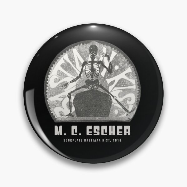Item preview,  M.C. Escher | Bookplate Bastiaan Kist, 1916 designed and sold by BossyCatHome.