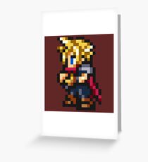 FFRK - Cloud (KH Version) Greeting Card