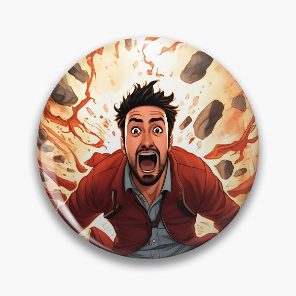 Item preview, Inferno Sprint: Man in red breathing flames designed and sold by ArrangedDesigns.