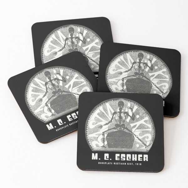 Item preview,  M.C. Escher | Bookplate Bastiaan Kist, 1916 designed and sold by BossyCatHome.