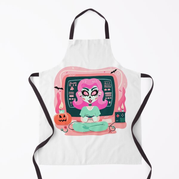 Item preview, Halloween Console Zombie Video Gamer Girl designed and sold by enchantedrealm.