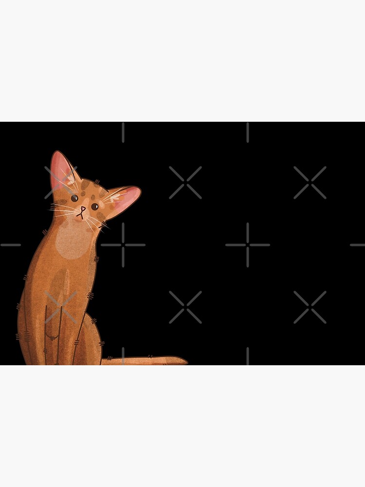 Thumbnail 6 of 6, Bath Mat, Abyssinian cat - Gifts for Cat Lovers designed and sold by FelineEmporium.