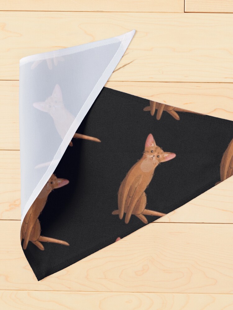 Thumbnail 4 of 6, Pet Bandana, Abyssinian cat - Gifts for Cat Lovers designed and sold by FelineEmporium.