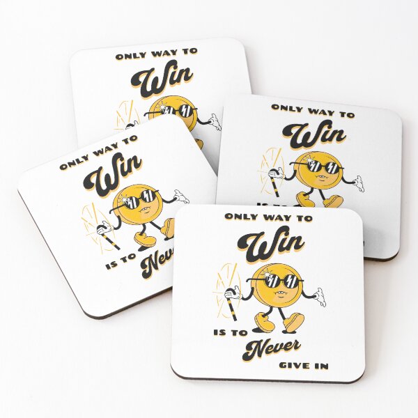 Item preview, Motivational quote, Only way to win is to never give in designed and sold by All Year Round.