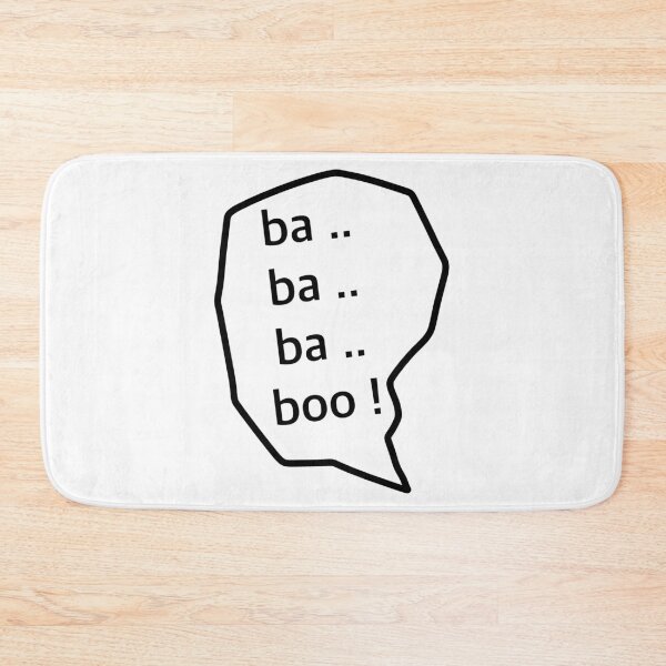 Item preview, Ba.. ba.. ba.. boo designed and sold by YQvibe Studio.