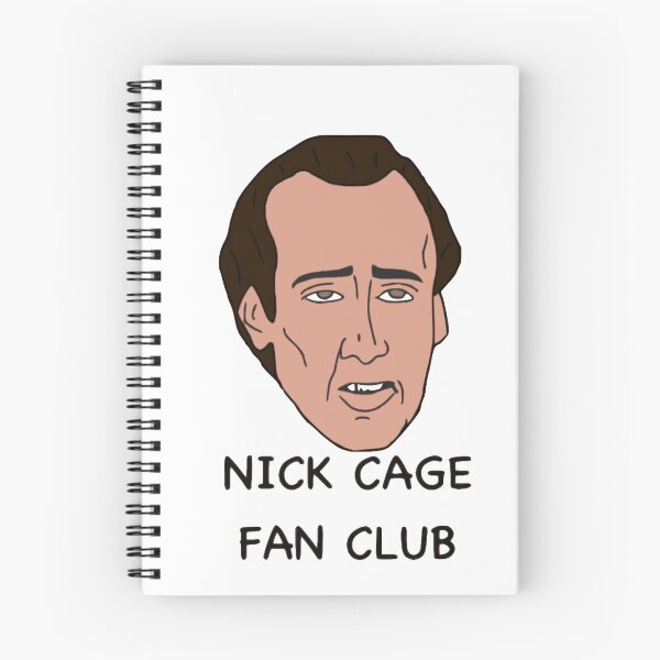 Item preview, NICK CAGE FAN CLUB designed and sold by Borf-Man.