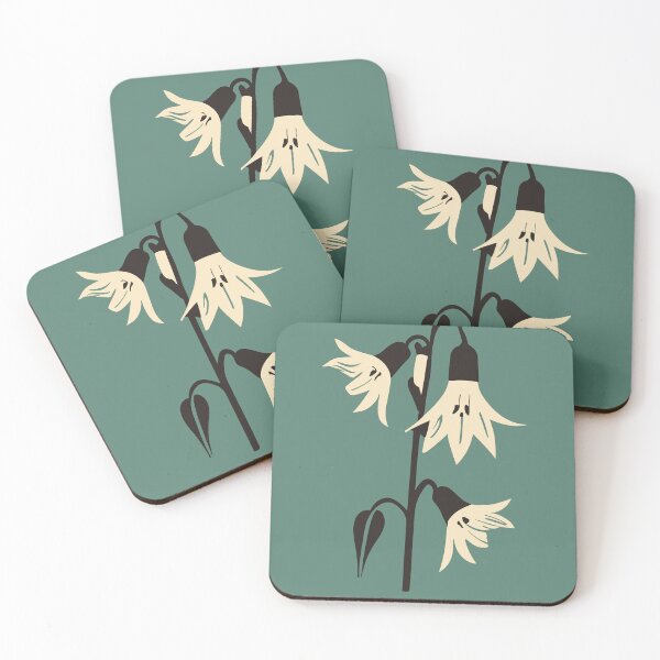 Item preview, Art Deco Floral Campanula Bellflower  designed and sold by SamJanner.