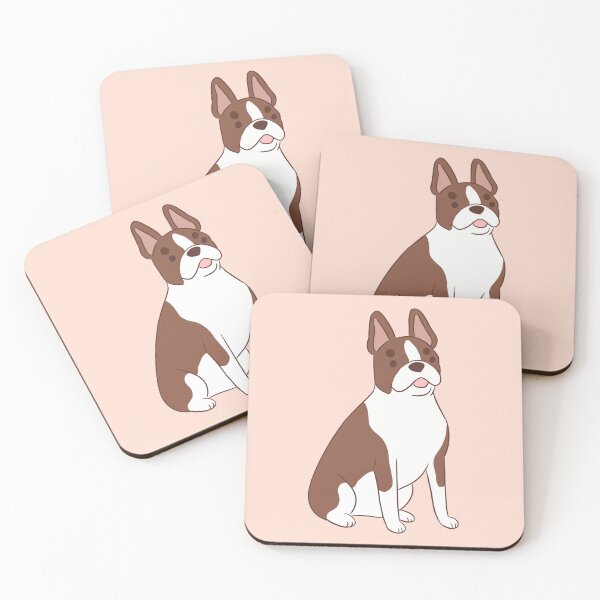Item preview, Cute boston terrier dog illustration  designed and sold by Yaragold.