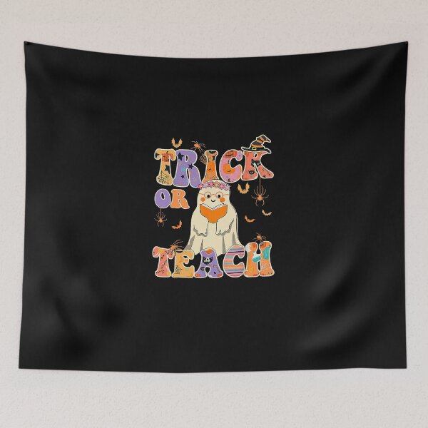 Item preview, Groovy Trick Or Teach Halloween Teacher Life Retro Vintage  designed and sold by JamesLogan5.