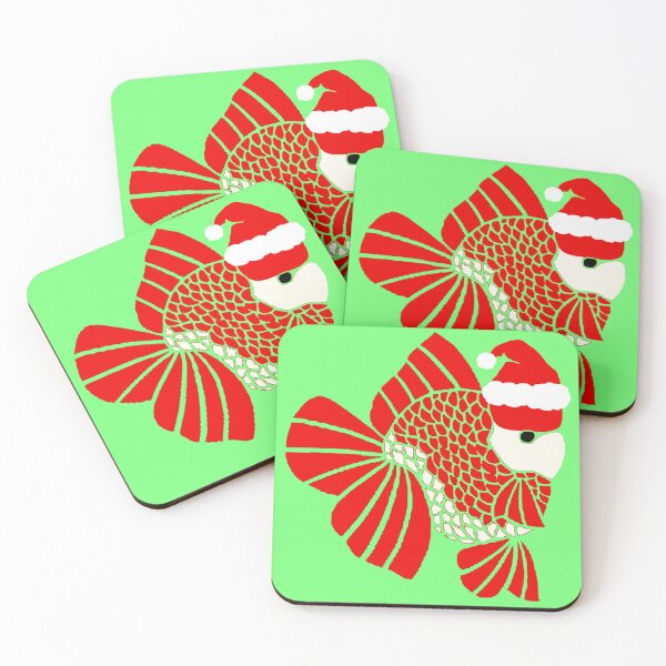 Item preview, Oranda Goldfish Santa 90523 designed and sold by Nosnah.