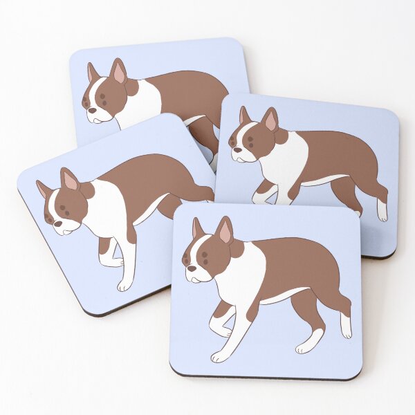 Item preview, Cute boston terrier dog illustration  designed and sold by Yaragold.