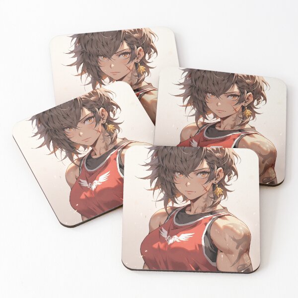 Item preview, Muscular Anime Girl Image, Anime Style Body Builder Girl, High Quality AI Images designed and sold by DigitAIShop.