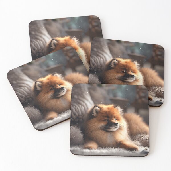 Item preview, The exquisite artwork of the Pomeranian dog captured the vibrant personality and fluffy charm of this beloved breed with meticulous brushwork and vibrant colors. designed and sold by Best-Art-32.