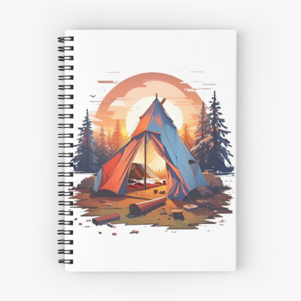 Item preview, Nature's Resilience : Sunset Through the Ripped Tent designed and sold by thaifairs.
