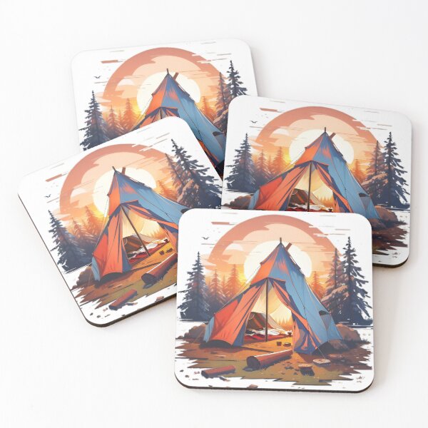Item preview, Nature's Resilience : Sunset Through the Ripped Tent designed and sold by thaifairs.