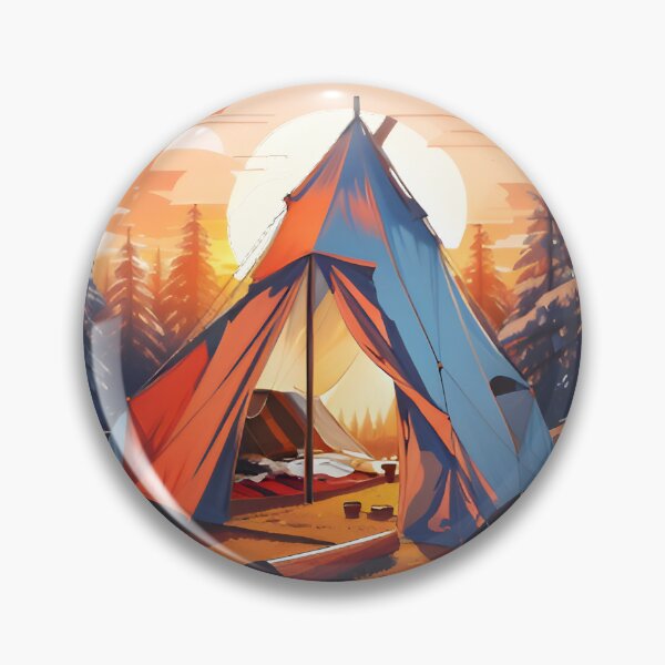 Item preview, Nature's Resilience : Sunset Through the Ripped Tent designed and sold by thaifairs.