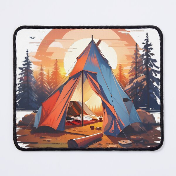 Item preview, Nature's Resilience : Sunset Through the Ripped Tent designed and sold by thaifairs.