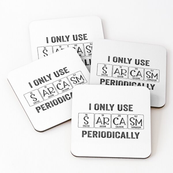 Item preview, I Only Use Sarcasm Periodically Biology designed and sold by jingdomdesgine.