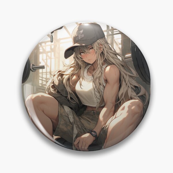 Item preview, Muscular Anime Girl Image, Anime Style Body Builder Girl, High Quality AI Images designed and sold by DigitAIShop.