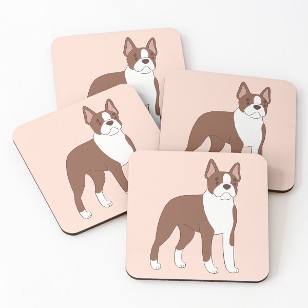 Item preview, Cute boston terrier dog illustration  designed and sold by Yaragold.