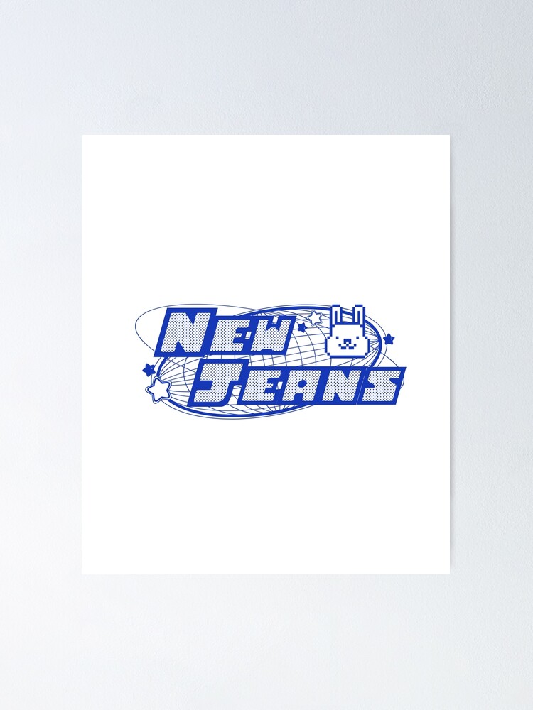 New Jeans & Bunnies Logo Poster for Sale by Jishin Rin