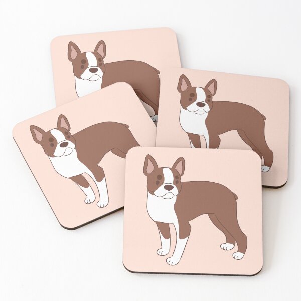 Item preview, Cute boston terrier dog illustration  designed and sold by Yaragold.