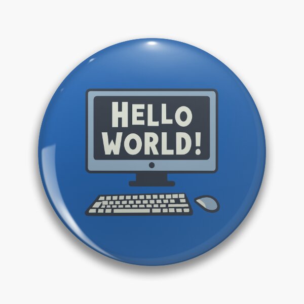 Item preview, Hello world designed and sold by RocketArtInd.