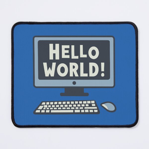 Item preview, Hello world designed and sold by RocketArtInd.
