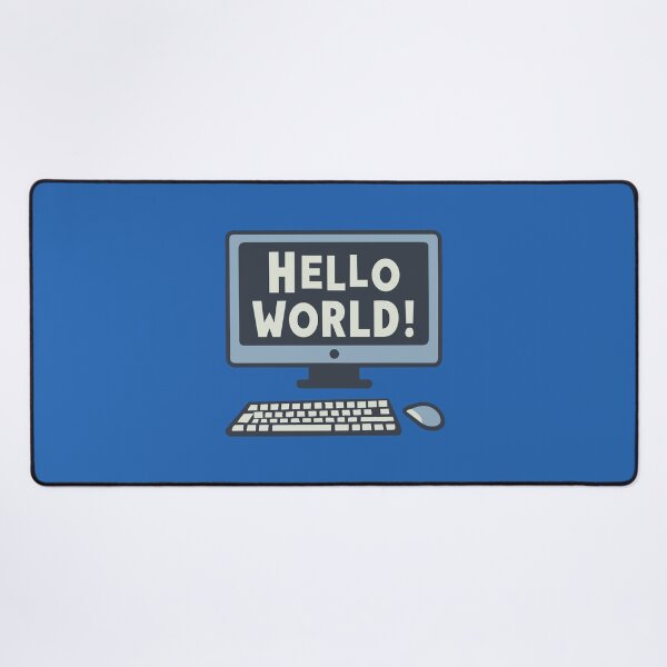 Item preview, Hello world designed and sold by RocketArtInd.