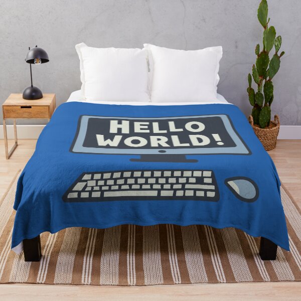 Item preview, Hello world designed and sold by RocketArtInd.