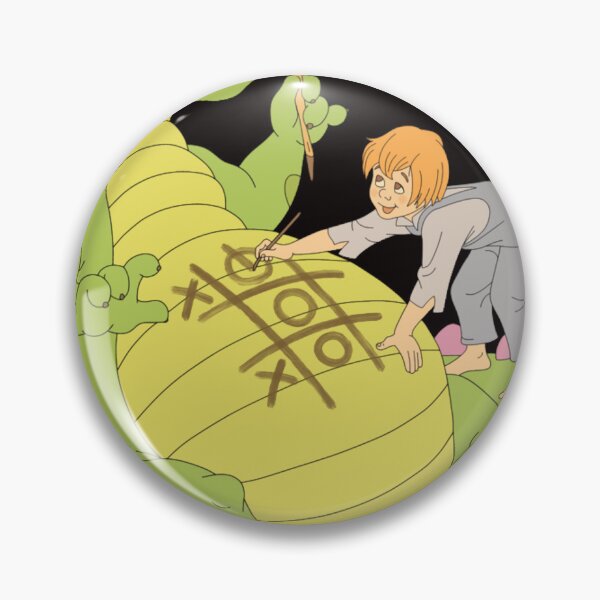Item preview, Pete's Dragon Pete and Elliott Play Tic-tac-toe Vintage Fan Art designed and sold by LIAMCEDERST.