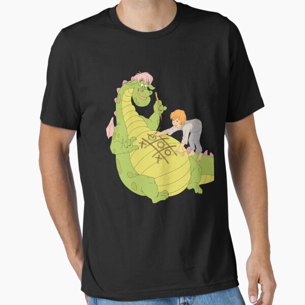 Item preview, Pete's Dragon Pete and Elliott Play Tic-tac-toe Vintage Fan Art designed and sold by LIAMCEDERST.