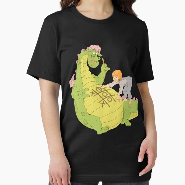 Item preview, Pete's Dragon Pete and Elliott Play Tic-tac-toe Vintage Fan Art designed and sold by LIAMCEDERST.
