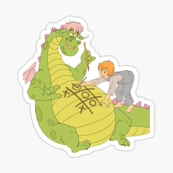 Pete's Dragon Pete and Elliott Full Body Vintage Fan Art