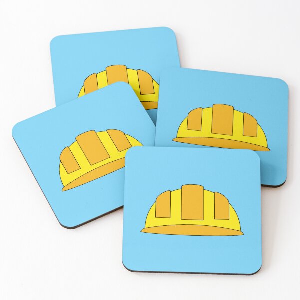 Item preview, Yellow Hard Hat Cartoon designed and sold by BirdAtWork.
