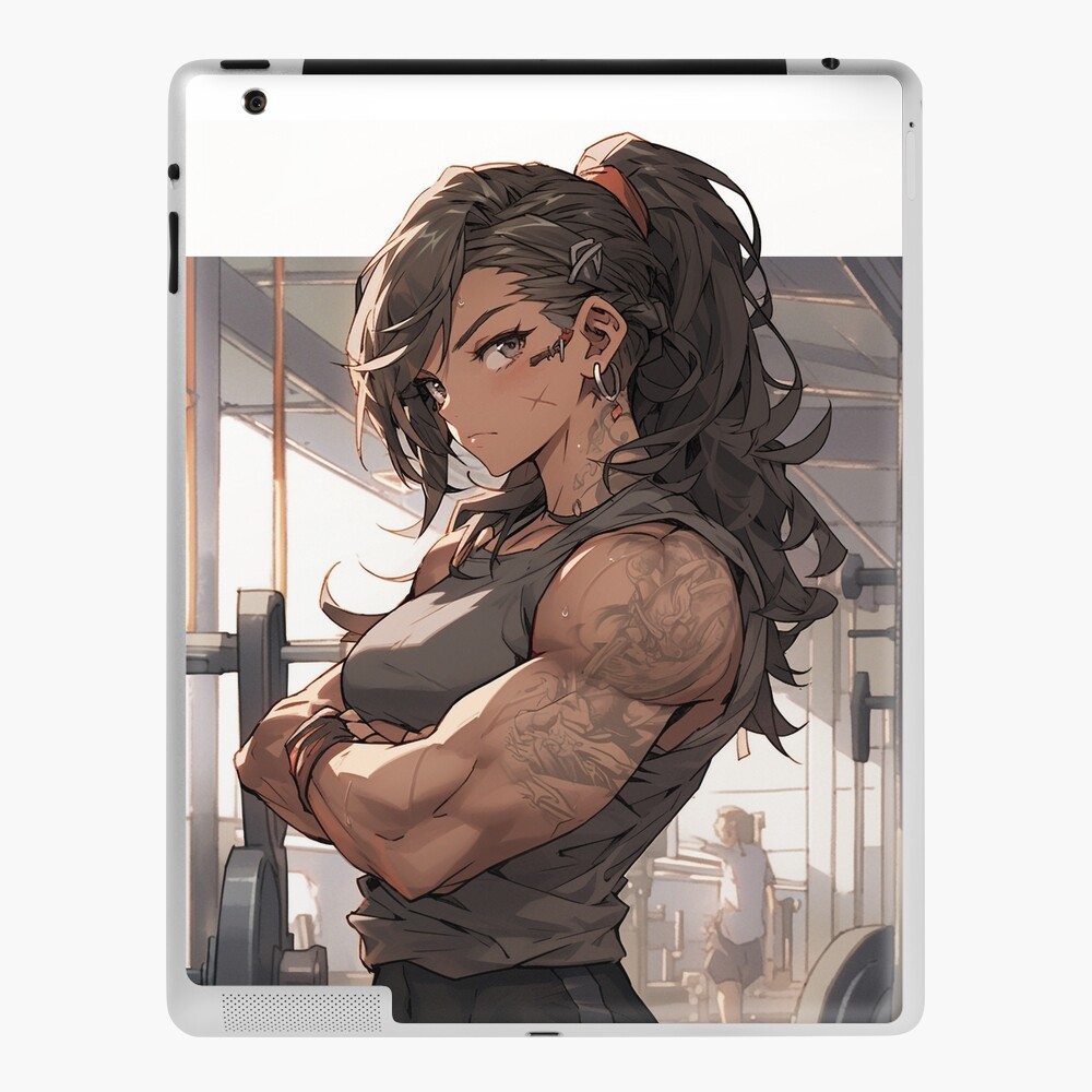 Muscular Anime Girl Image, Anime Style Body Builder Girl, High Quality AI  Images